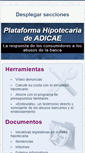 Mobile Screenshot of hipotecaconderechos.org